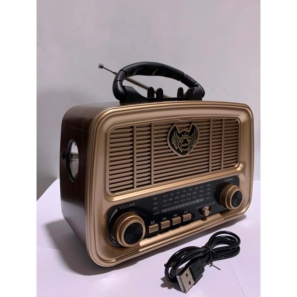 Everton Rt-554 Usd Sd Fm Bluetooth Nostaljik Radyo