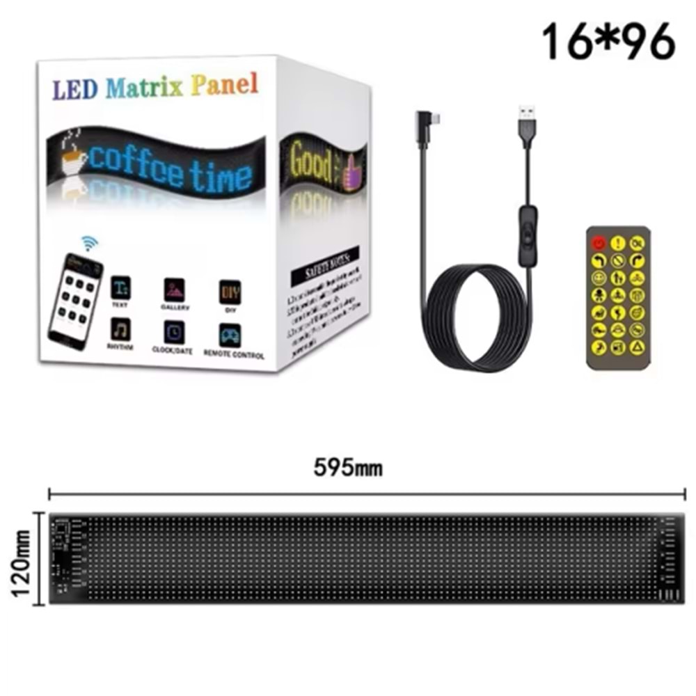 AVC 16X96 Matrix Panel Led Ekran