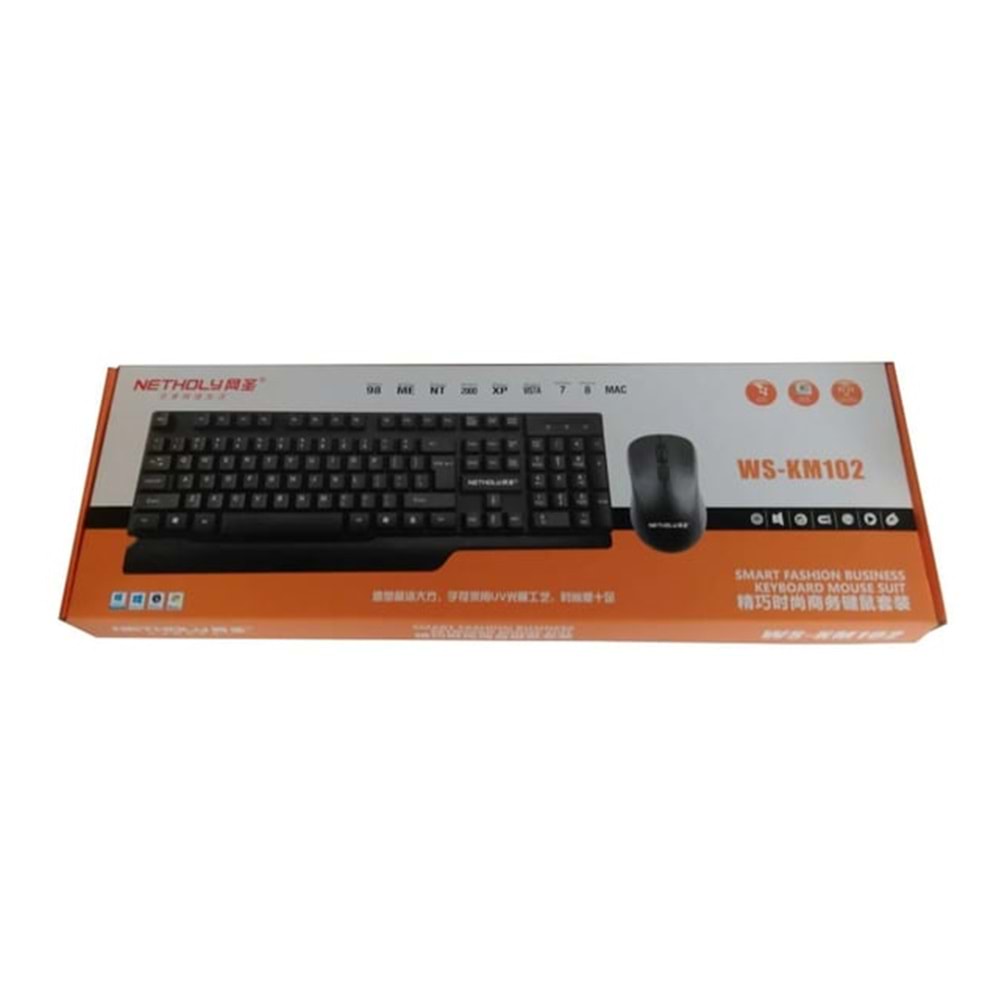 Netholy KM-102 Kablolu Q Usb Klavye Mouse Set