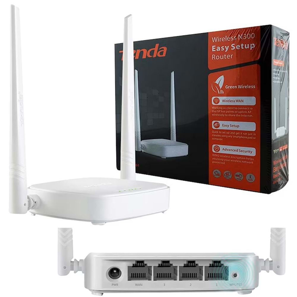 Tenda N301 4Port WiFi-N 300Mbps Router