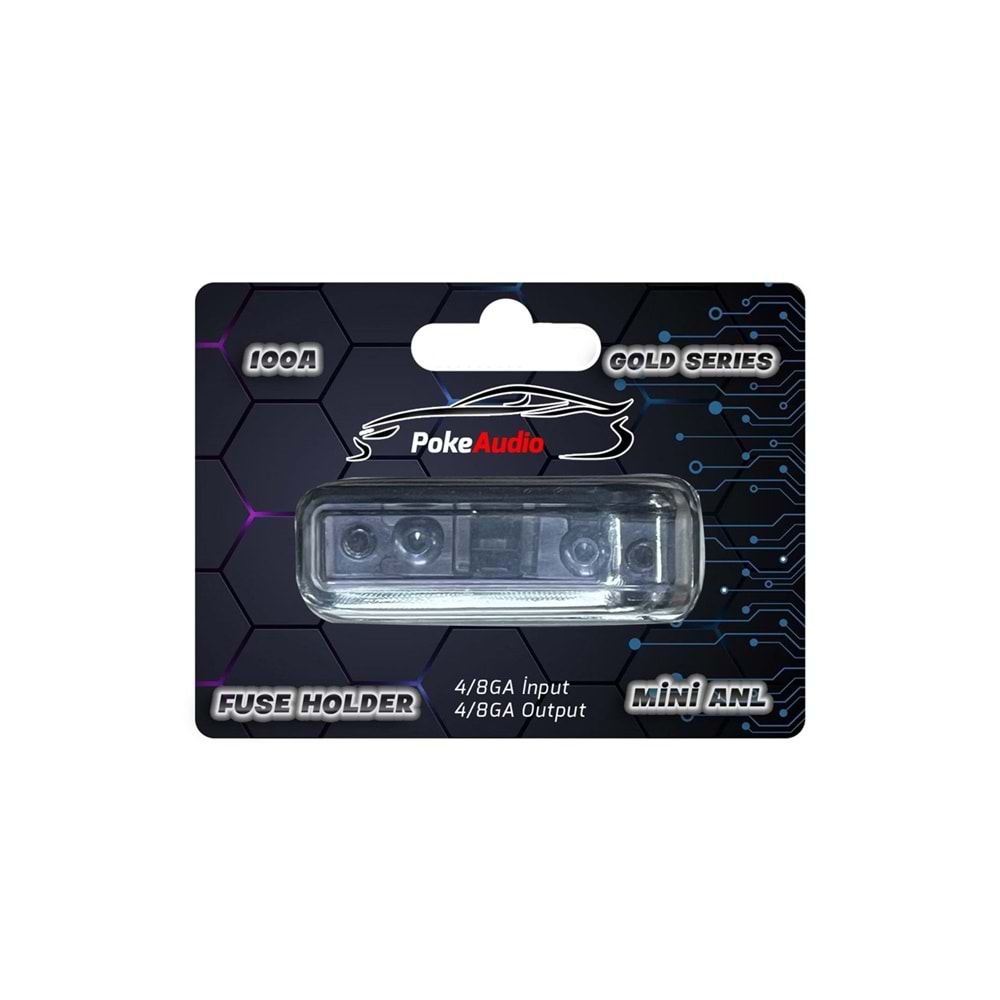 POKEAUDIO PK-5241 Oto Anfi· Sigorta 100A 4/8GA