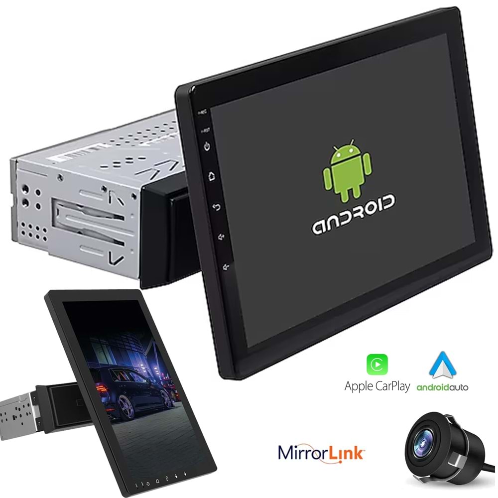 For-x X-9102A 10.1'' Android Teyp 2-32 Döner Kafa Carplay