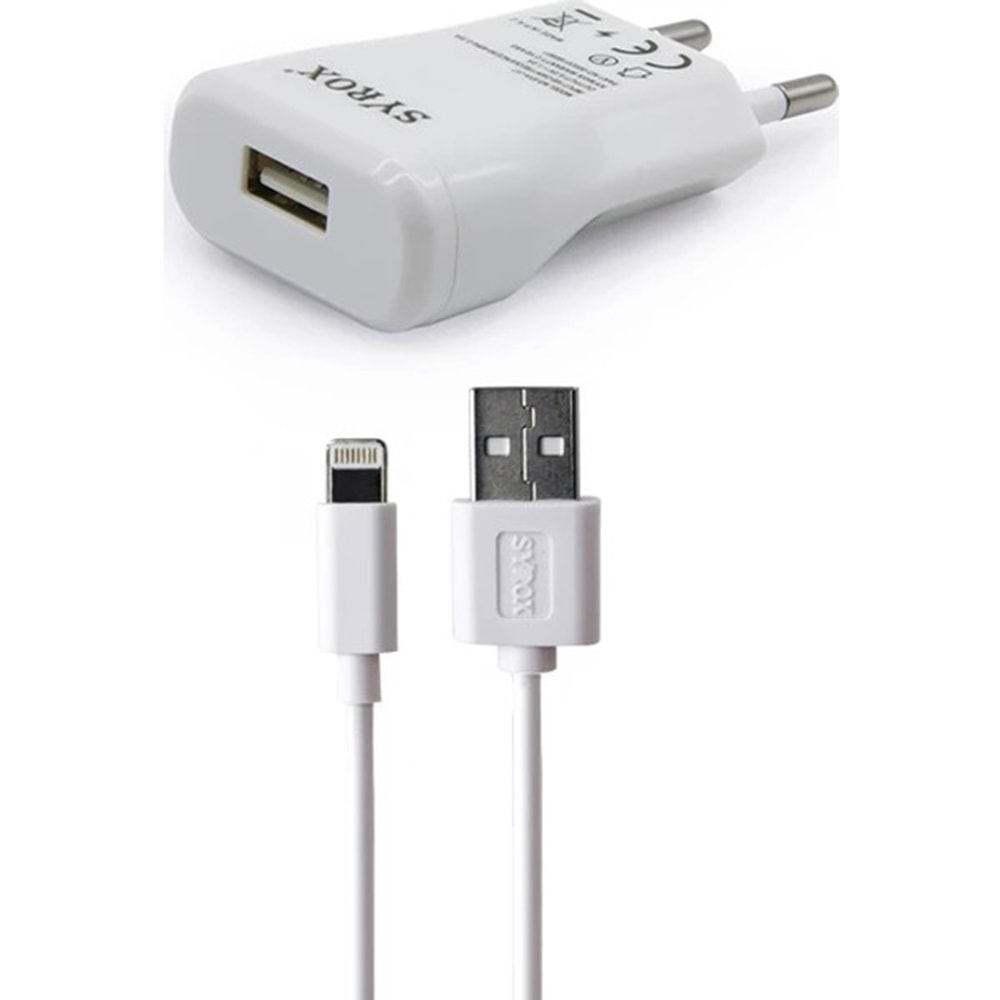 Syrox Syx-J17 5v 1A Lightning Şarj Cihazı