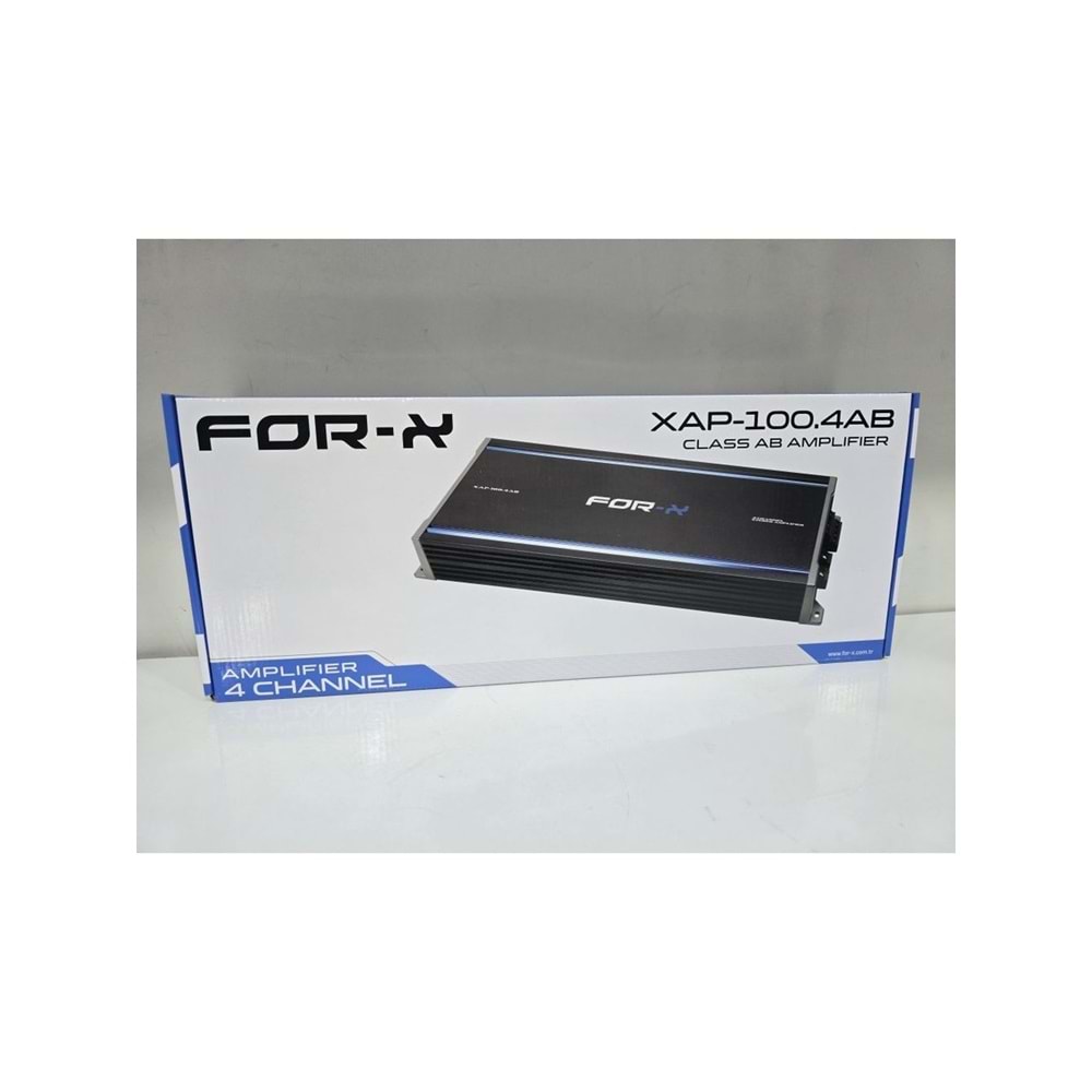 For-x XAP-100.4AB 4 Kanal Profesyonel Oto Amfi