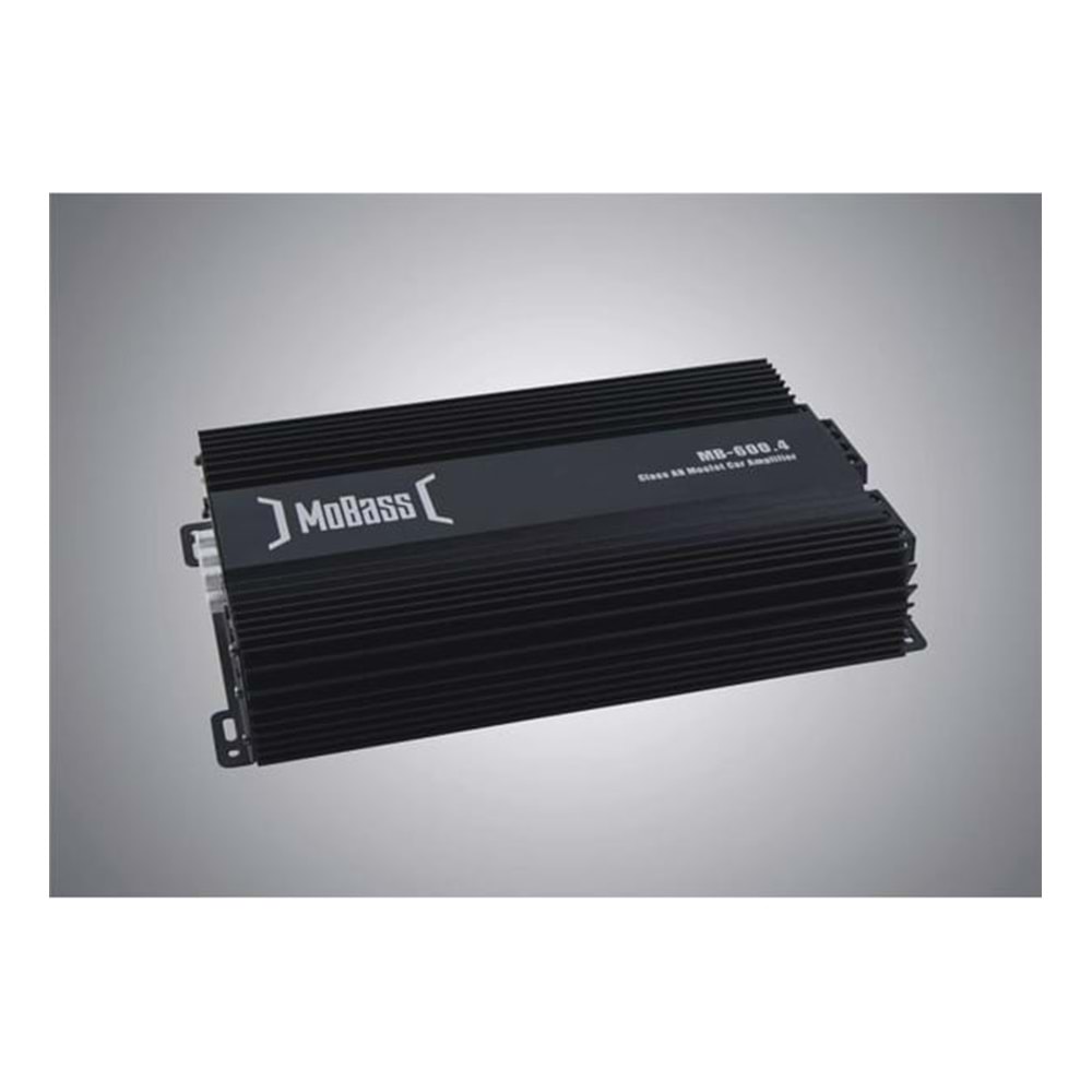 Mobass Mb-600.4 2400 Watt 4 Kanal Bass Kontrollü Oto Amfi
