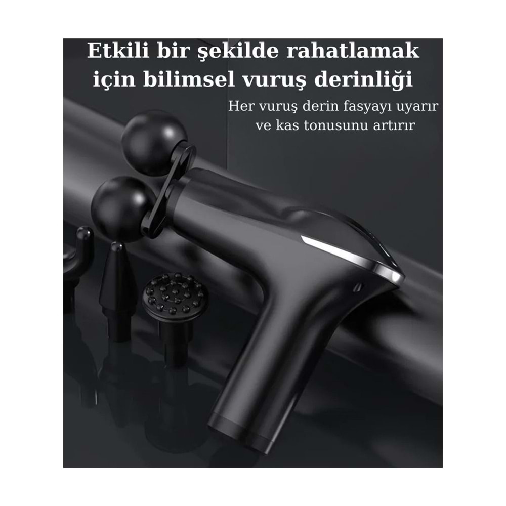 Venandin Novara HB-011 Şarjlı 4 Başlıklı Masaj Aleti