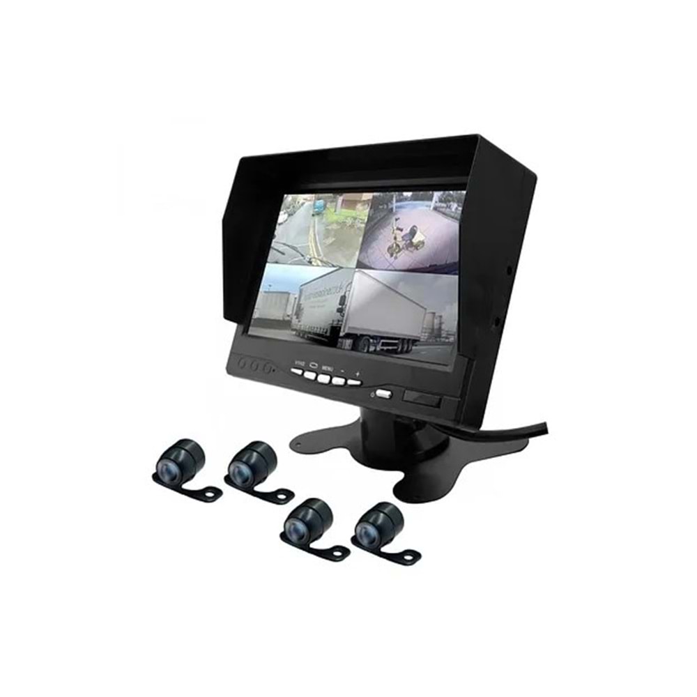 Newfron NF-Q4R 7 Set 4 Kamera Okul Araç Monitörü