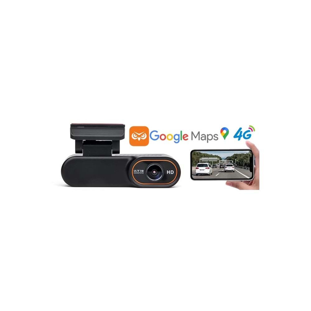 O-KAM Pro 2026 4G Full HD Google Maps GPRS Sim Kartlı Araç Kamerası