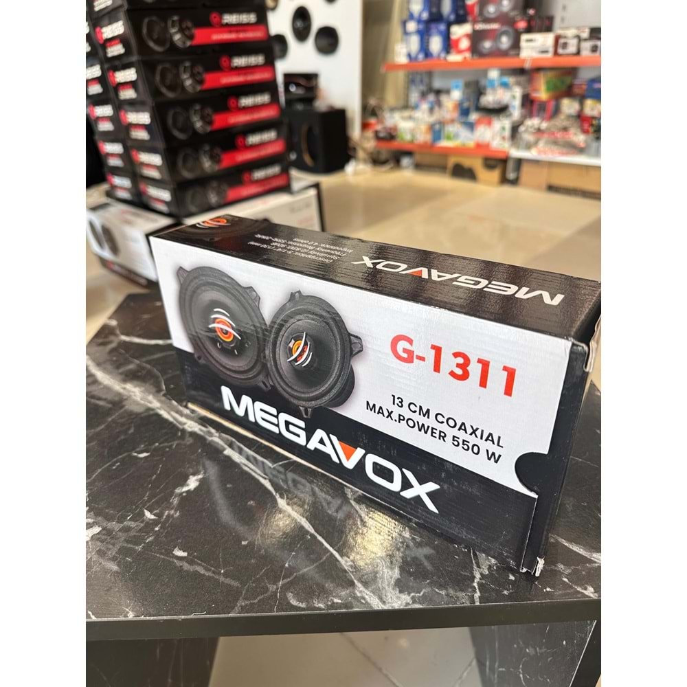 Megavox G-1311 13cm Max Power 550w Coaxial Hoparlör