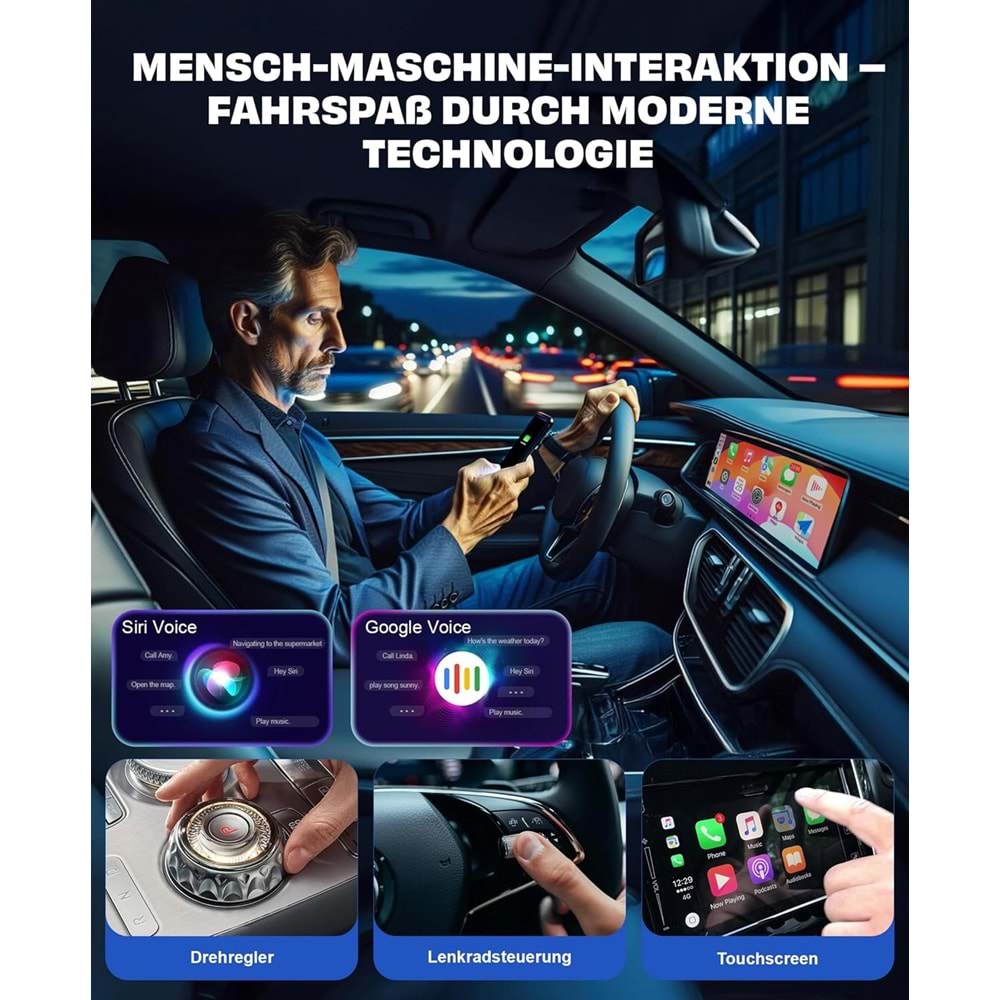 Avc WF-5438 Kablosuz CarPlay & Android Araç Adaptörü