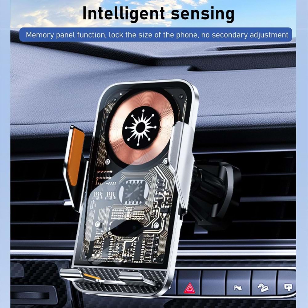 Venandin Opulix OPX-2010 Kablosuz Şarjlı Araç Telefon Tutucu