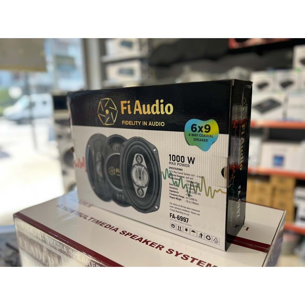 Fi Audio FA-6997 6X9 4 Yollu Coaxial Oval Hoparlör