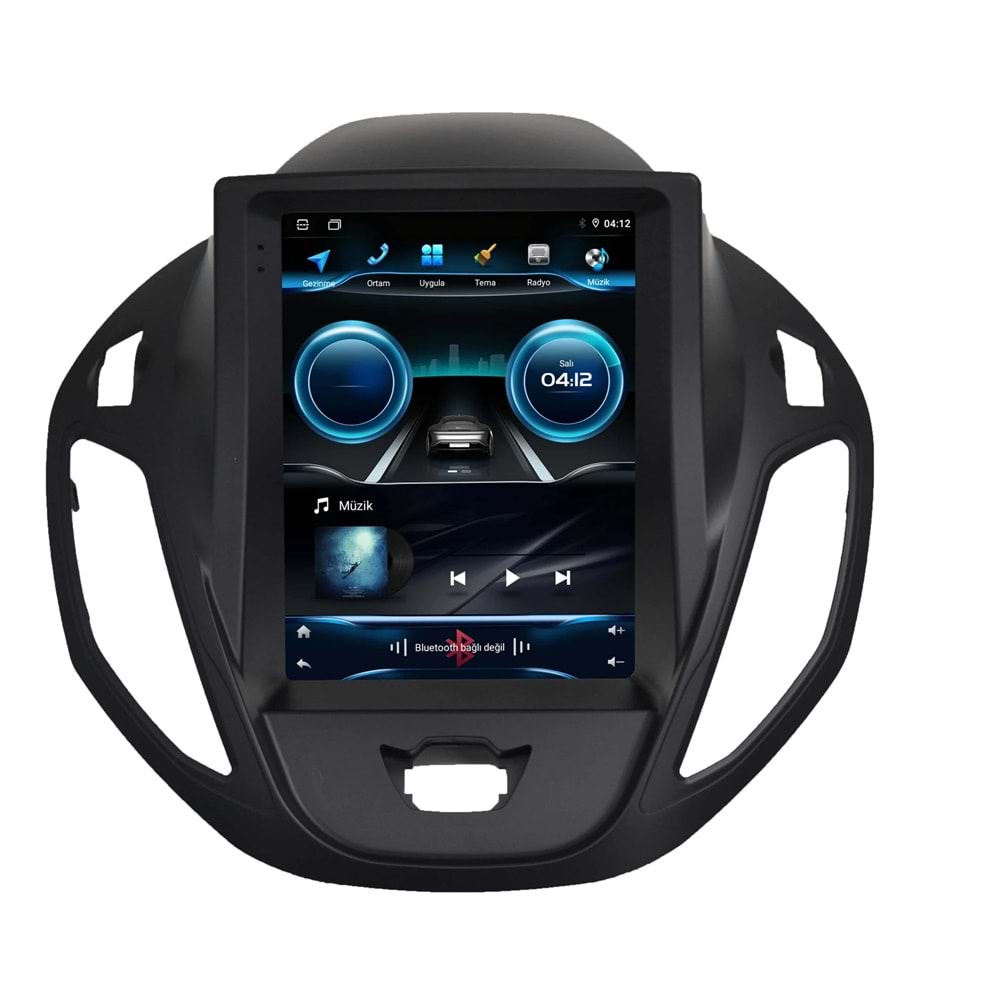 Ford Courier 2020-2022 9.7 inç Tesla Multimedya Çerçevesi - Canbuslı