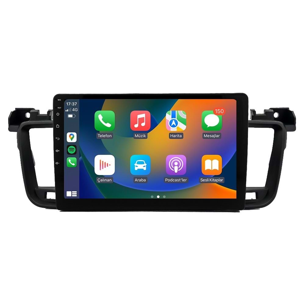 Peugeot 508 2011-2017 9 inç Multimedya Çerçevesi - Canbuslı