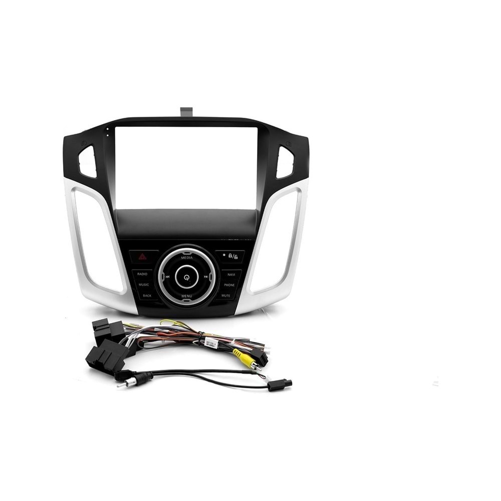 Ford Focus 3-4 2012-2017 9 inç Multimedya Çerçevesi - Canbuslı
