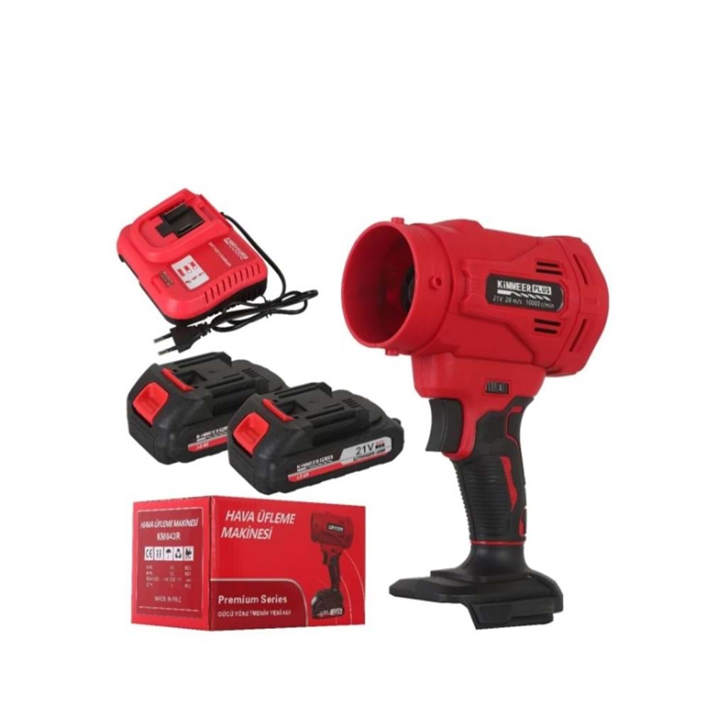 Kimmeer Plus KM-HV01 Profesyonel 21v Çift Akü Hava Üfleme