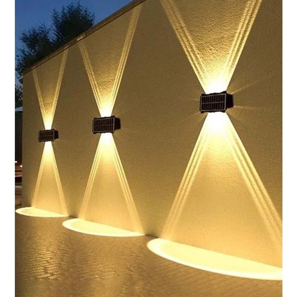 Avc MSF-037 Solar Güneş Panelli Dış Mekan Led Aplik