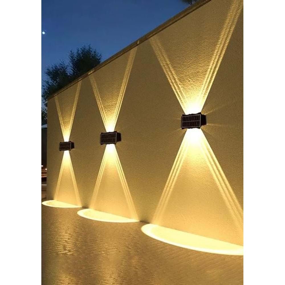 Avc MSF-037 Solar Güneş Panelli Dış Mekan Led Aplik