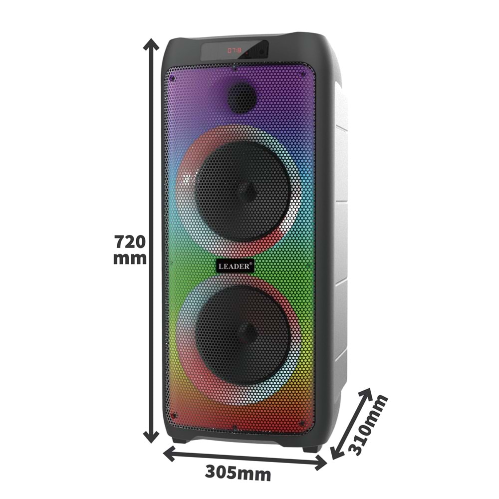 Leader LP8100 Portatif Aktif Ses Sistemi