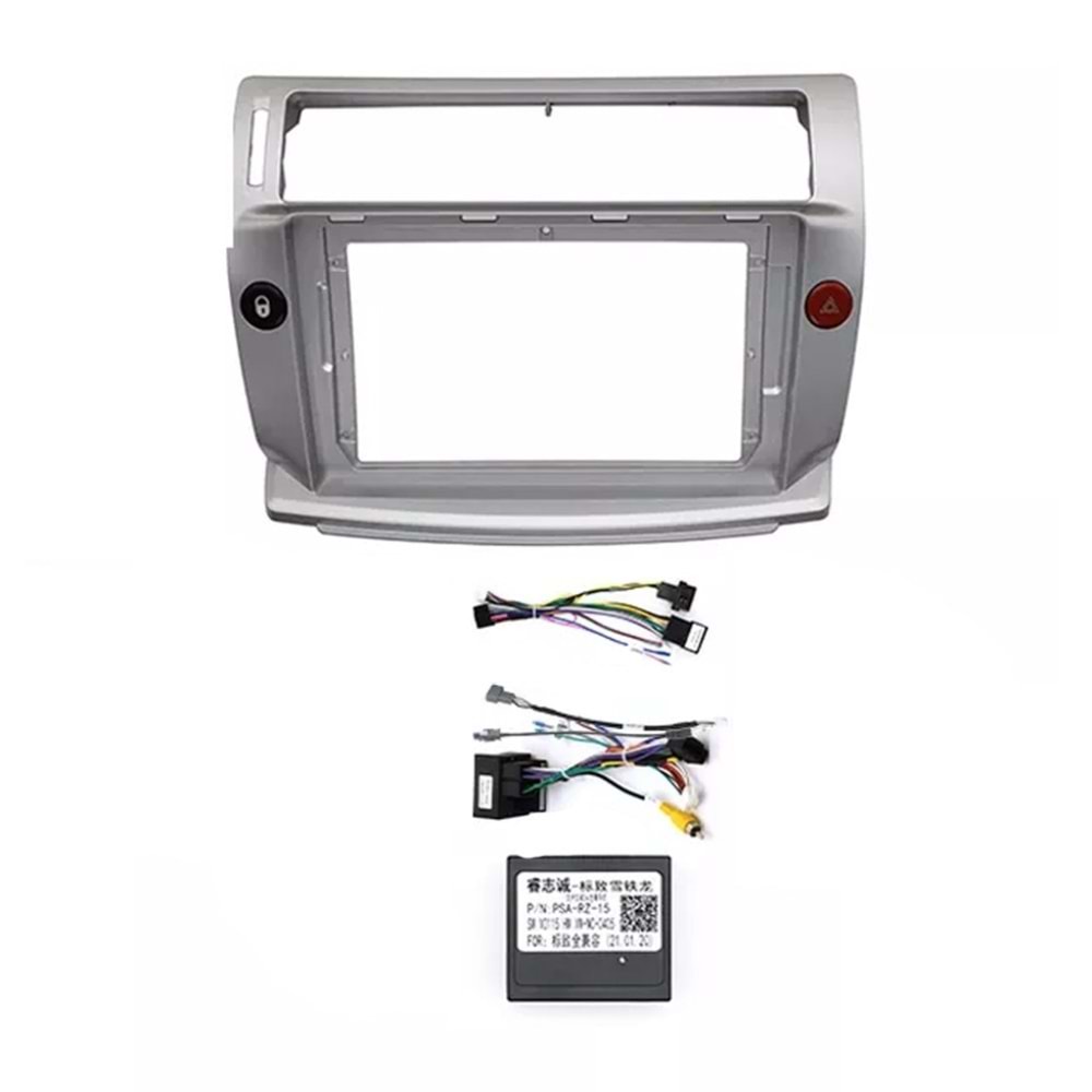 Citroen C4 2005-2011 9inç Multimedya Çerçeve - Canbuslı