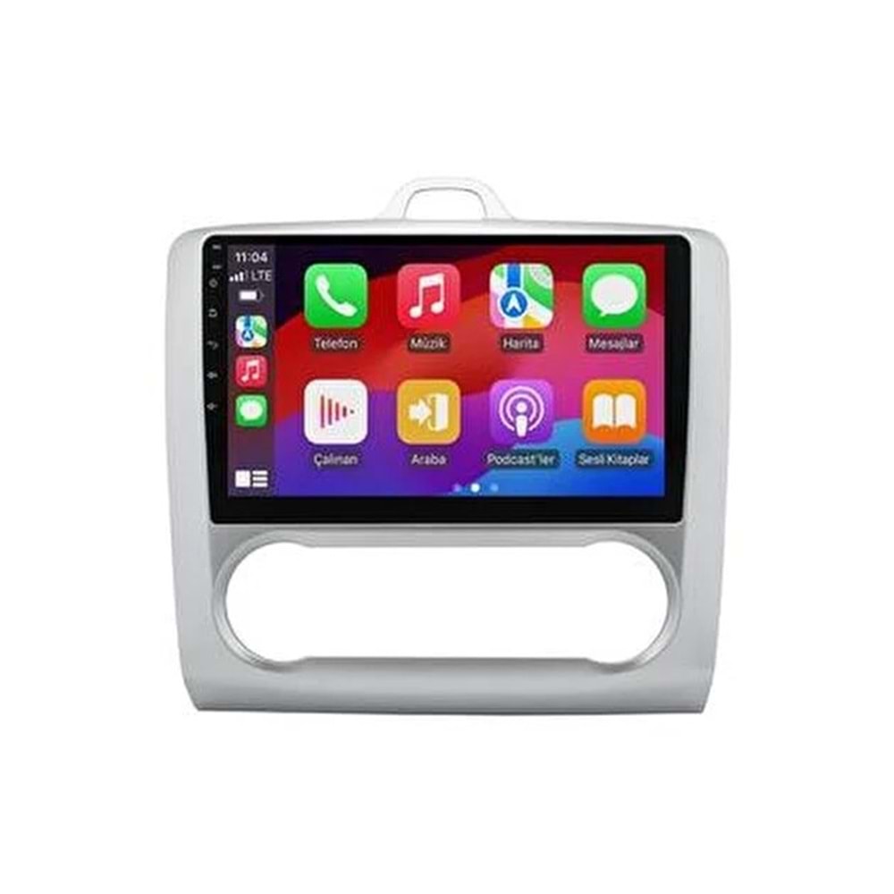 Ford Focus 2 2007-2011 9inç Dijital Klima Multimedya Çerçeve