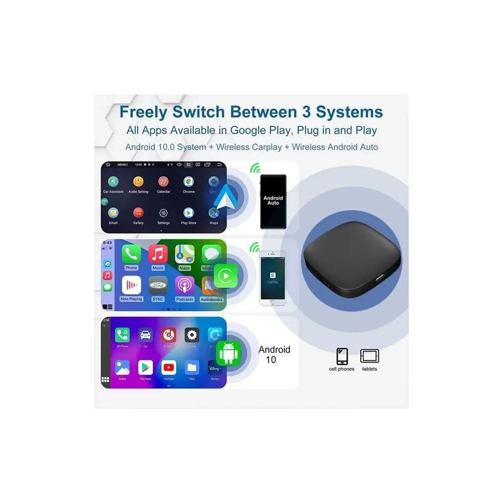 Avc TAA01 Multimedya Carplay Android Smart Box