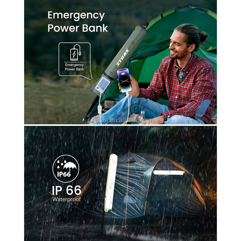 Avc S86 Şişirebilir Solar Panelli Kamp Lambası