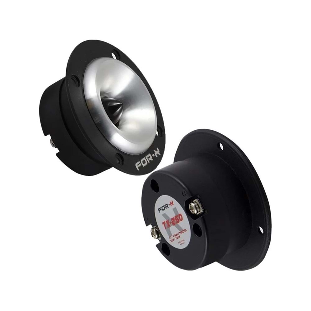 For-x TX-250 8cm 100W Peak Power 50W Rms Tweeter - Çift