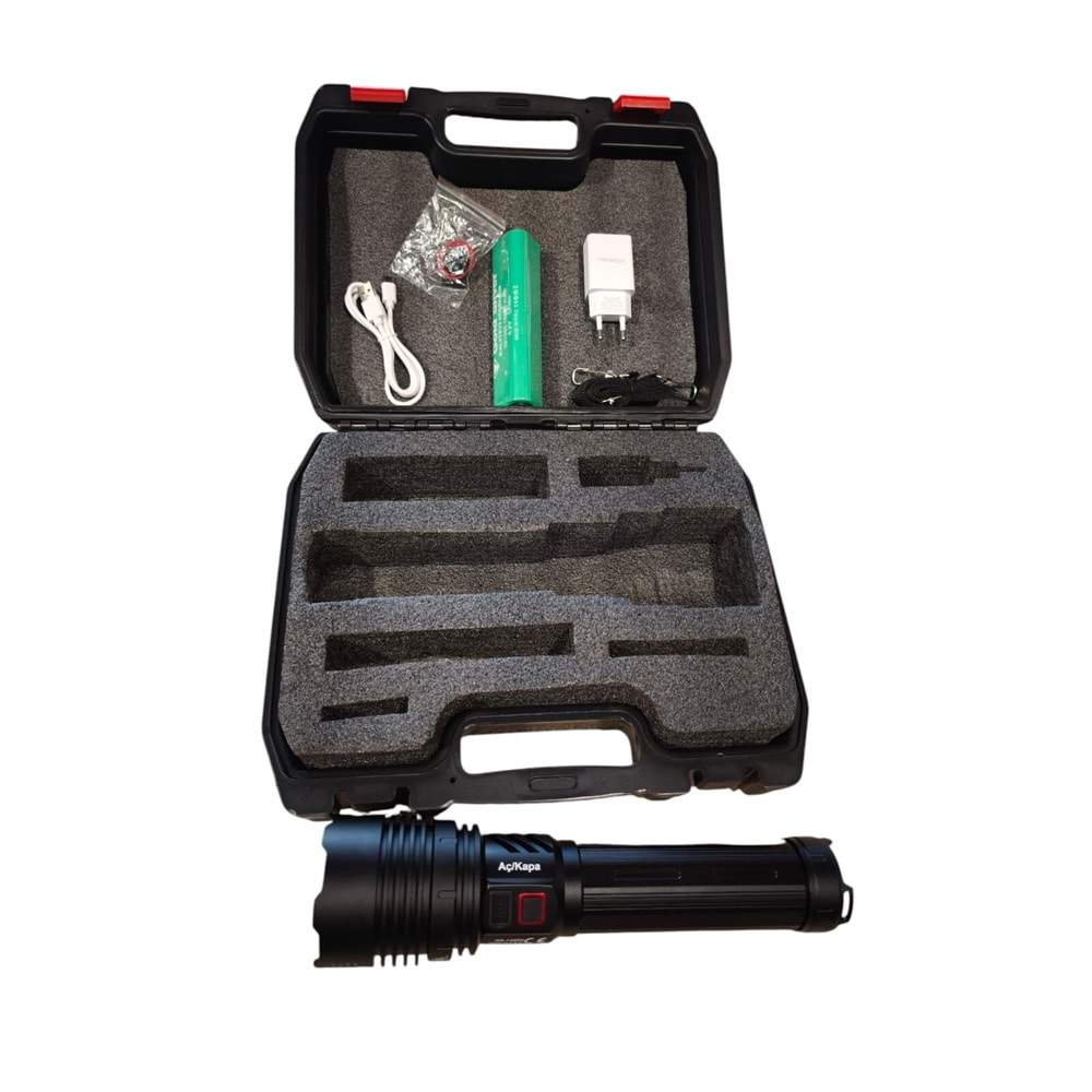 Gold Silver GS-14600 Profesyonel Şarjlı El Feneri