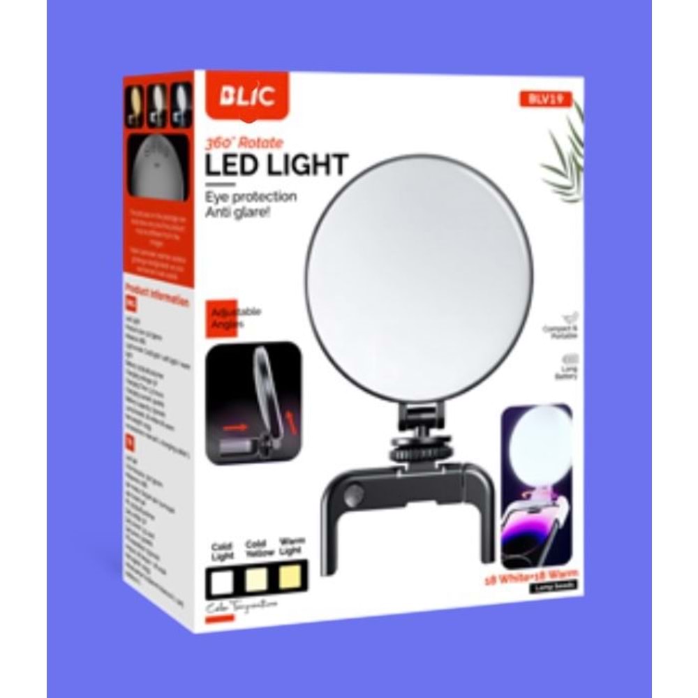 Blic BLV19 360 Derece Ayarlanabilir Bataryalı Led Işık