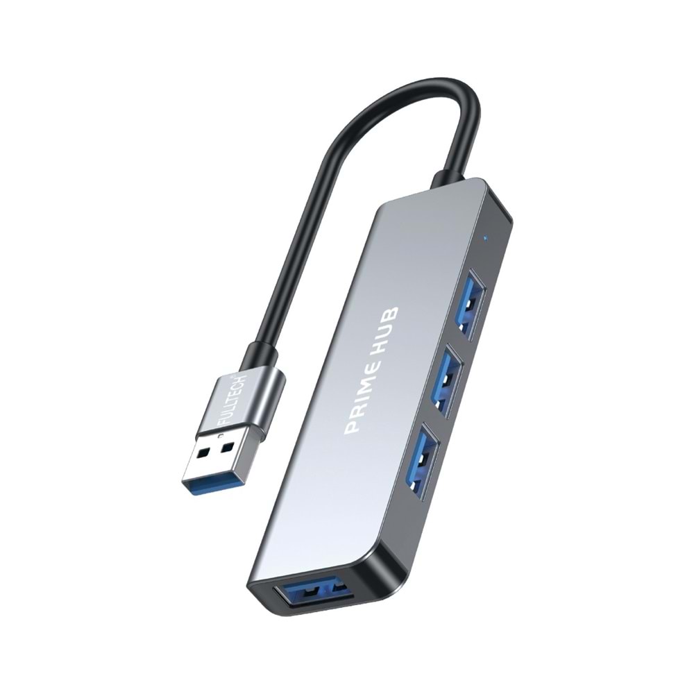 Fulltech FH25 Usb-A 4'lü Alüminyum Gövde Çoklayıcı