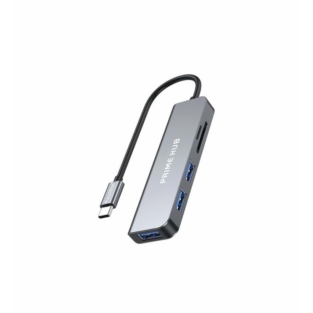 Fulltech FH26 5in1 USB-C Çoklayıcı Adaptör