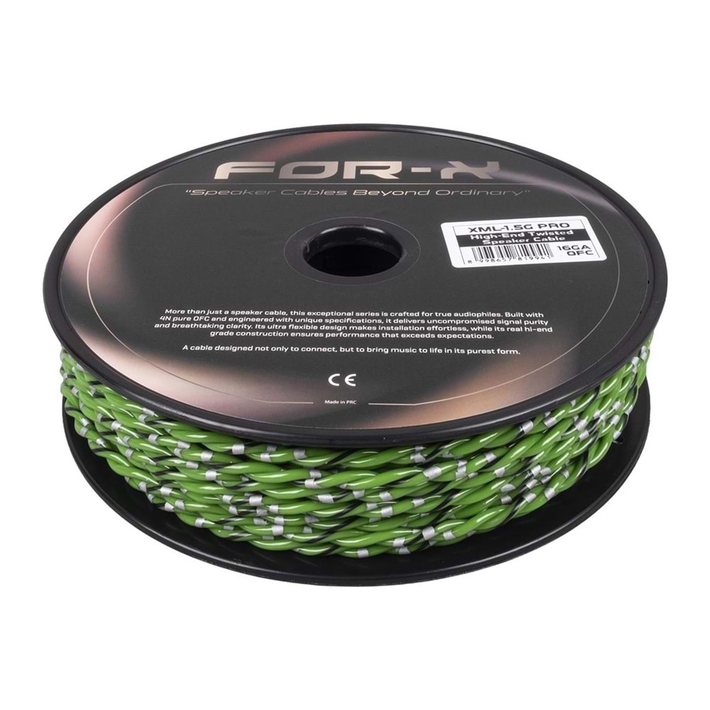 For-X XML-1.5G PRO 16GA OFC Oto Hoparlör Kablosu - Metre