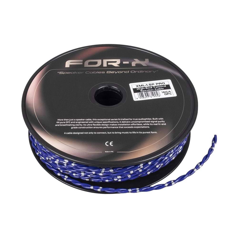 For-X XML-1.5P PRO 16GA OFC Oto Hoparlör Kablosu - Metre