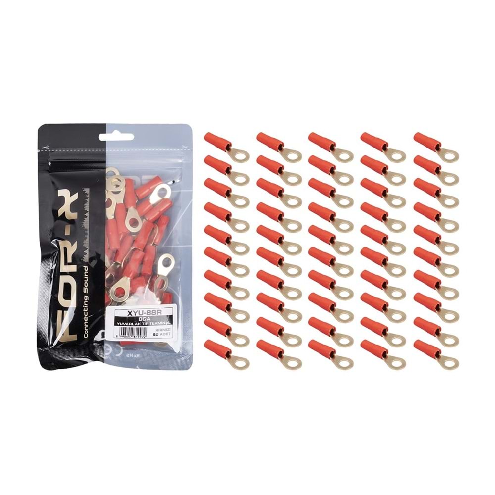 For-X XYU-88R 8GA Yuvarlak Tip Kablo Yüzüğü