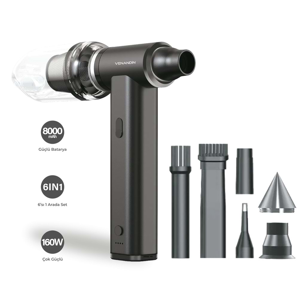 Venandin VCAVX-001 Airvex 2’si 1 Arada Blower + Vakum Süpürge