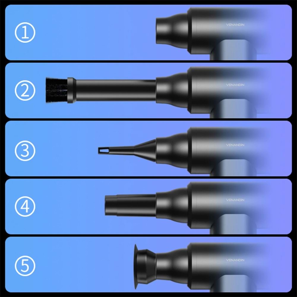 Venandin VCAVX-001 Airvex 2’si 1 Arada Blower + Vakum Süpürge
