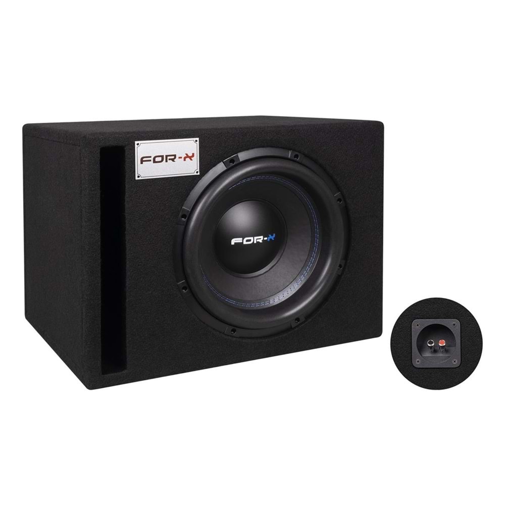 For-X XW-2412 D2 30cm 1400w Tek Bobin Subwoofer