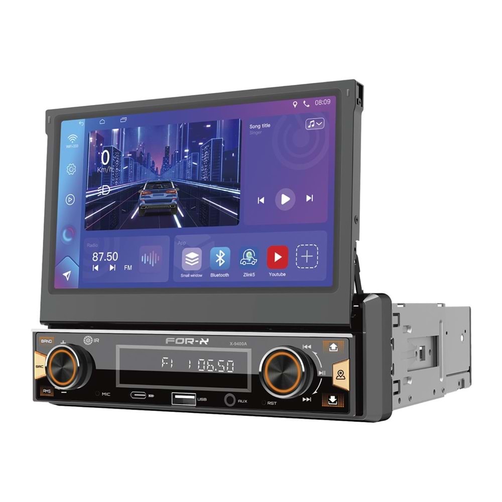 For-X X-9400A 7 inç Android İndash Oto Teyp