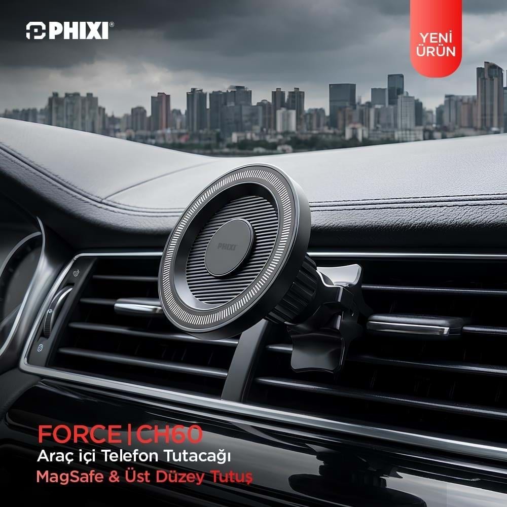 Phixi Force CH60 Magsafe Araç Telefon Tutacağı