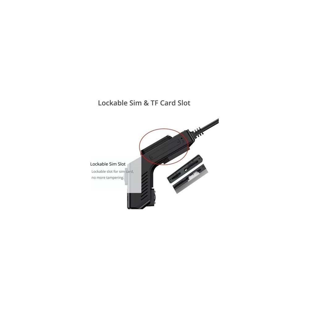 IOMA IO-AT600 4g + Gps 4 Kameralı Araç Kamerası