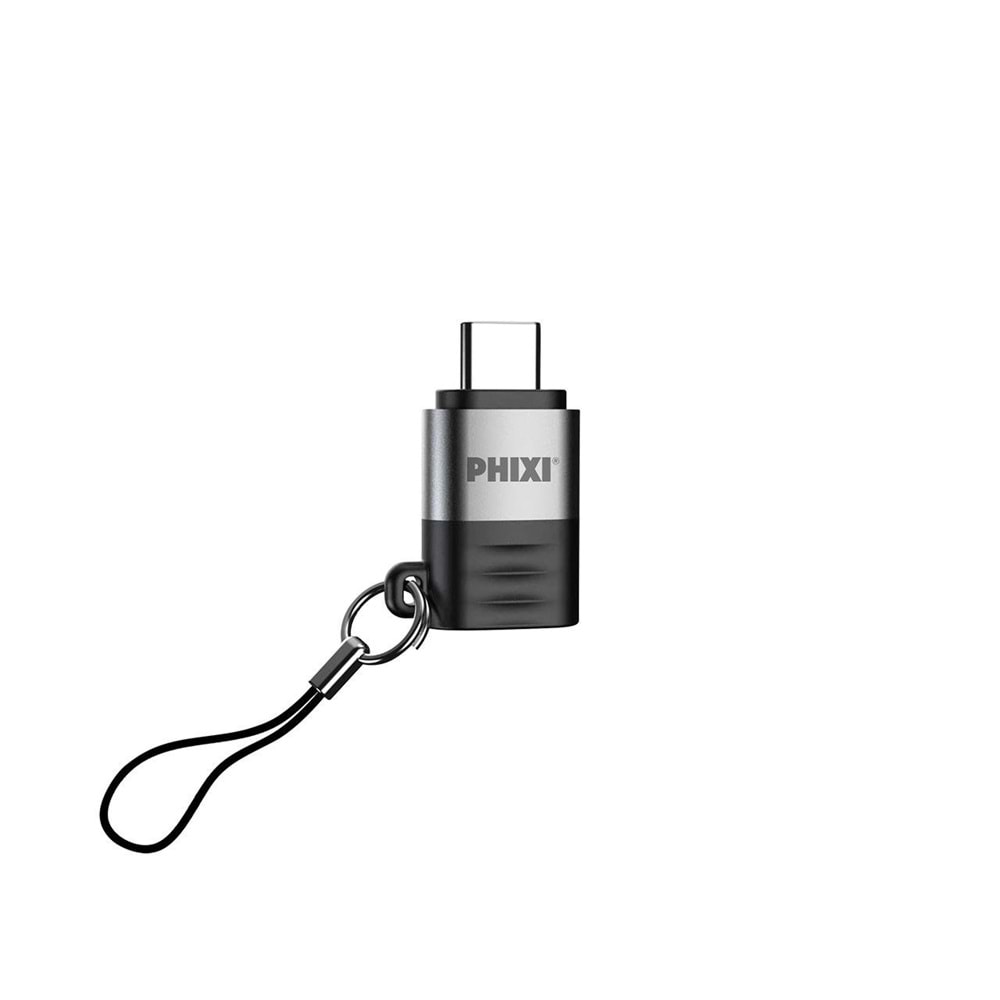 Phixi Basic CA140 USB-A to TYPE-C Destekli Çevirici