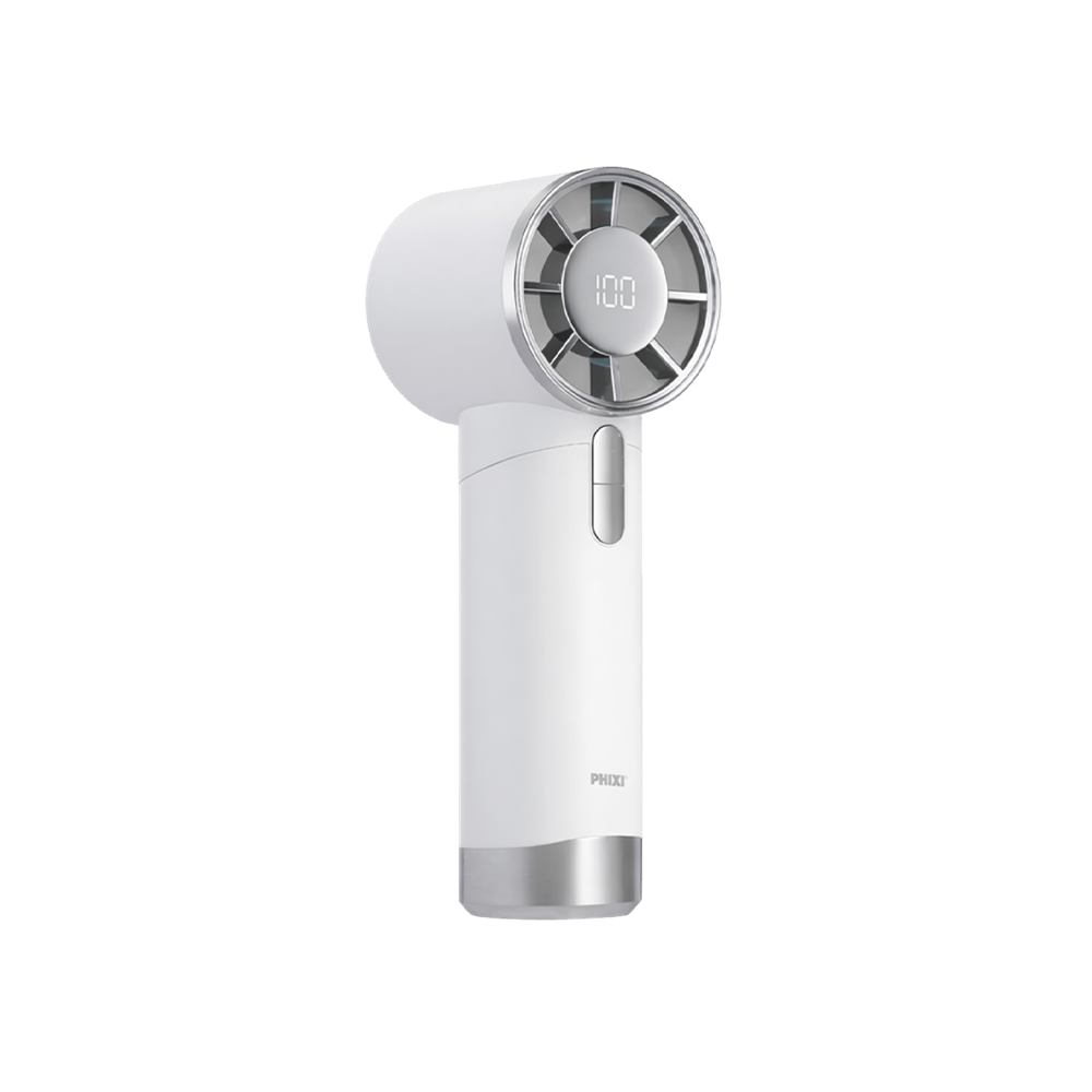 Phixi Smart MF6 199 Kademeli Dijital Göstergeli Şarjlı Taşınabilir Mini Fan