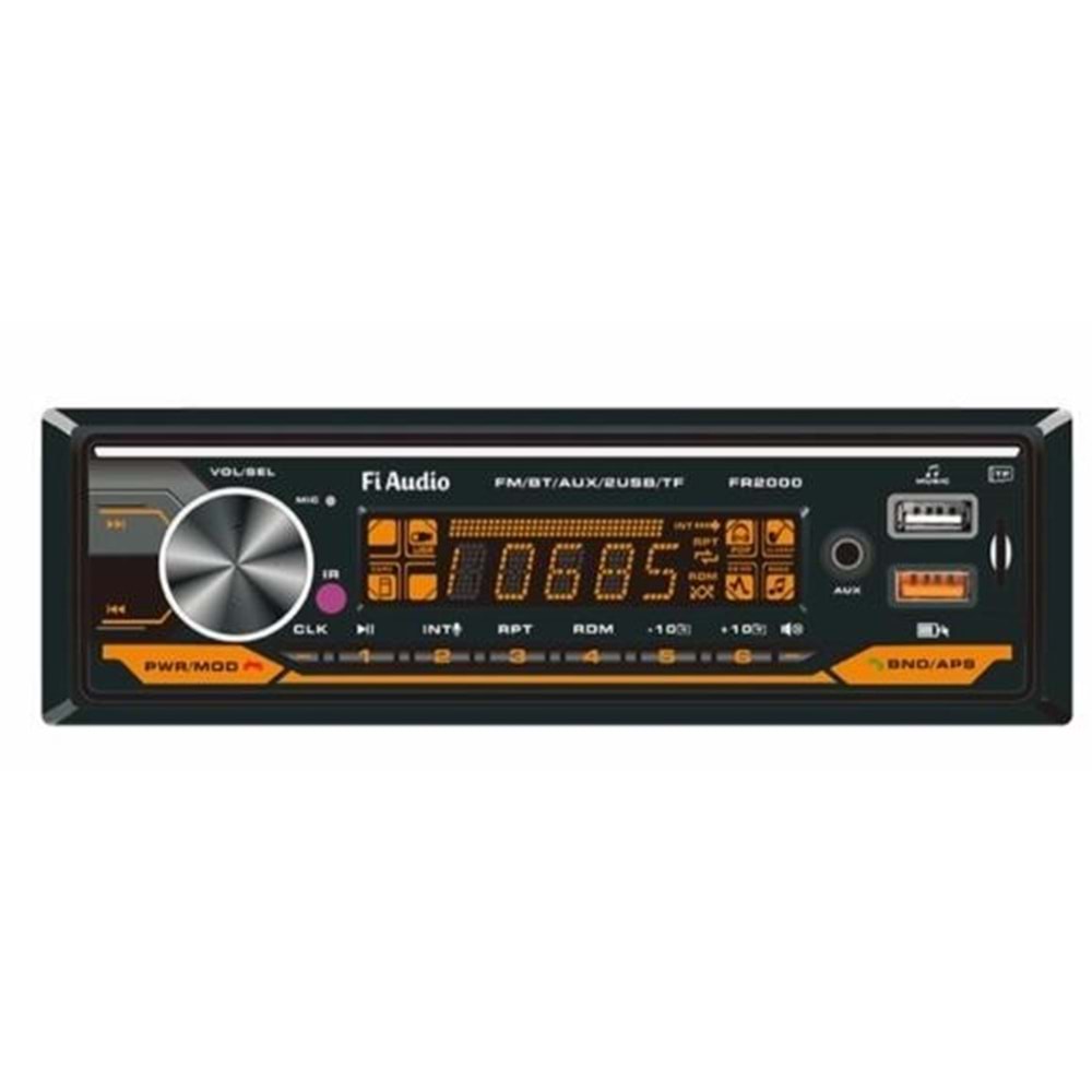Fi Audio FR2000 FM/BT/AUX/2 USB/TF Oto Teyp