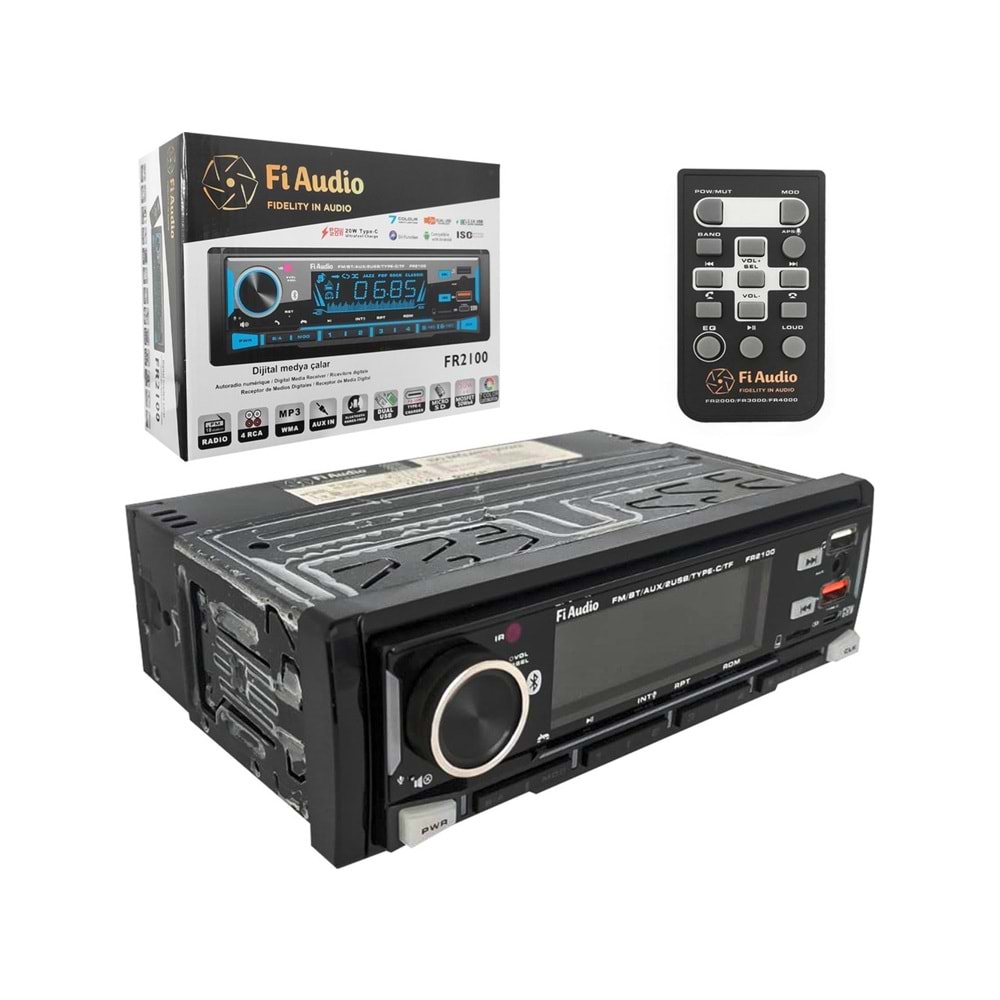 Fi Audio FR2100 4X50 Watt Bluetooth Oto Teyp
