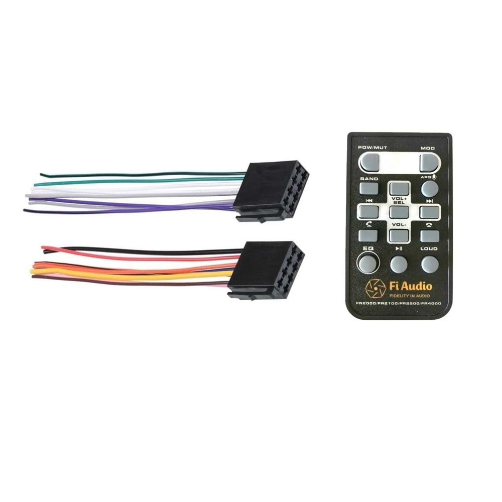 Fi Audio FR4000 Telefon Standlı Bluetooth/USB/AUX/SD/2 Anfi Çıkışlı Dijital Medya Çalar Oto Teyp