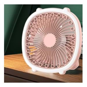 Cevval FAN-08 Led Işıklı Şarjlı Kamp Masa Fanı