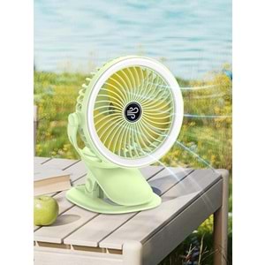 Cevval FAN-25 Led Işıklı Şarjlı Fan