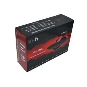 Hi-Fi HF-69AB 6x9 600 Watt Max Power+100 Watt Rms Mavi Platinium Oval Midrage