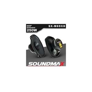Soundmax SX-M69XH 250 Watt Max Power Oval Midrange 2 Li Paket Halinde